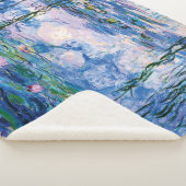 Monet's waterlelies sherpa deken (3/4)