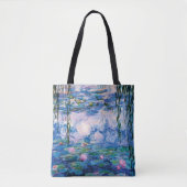 Monet's waterlelies tote bag (Voorkant)