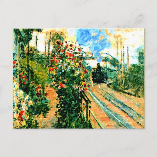 Monetschilderij, aanrijdend in Montegeron Briefkaart (Voorkant)