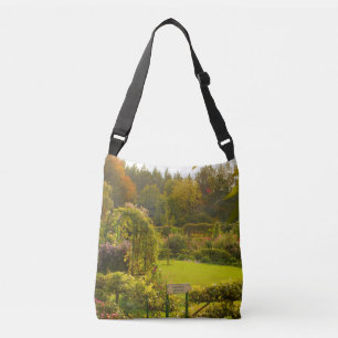 Monettuin, Giverny, mooie tuintuin Crossbody Tas