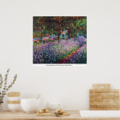 Monettuin in Giverny door Claude Monet Poster (Keuken)