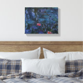 Monetwatergalgen en reflecties op een Willow Canvas Afdruk (Insitu (Slaapkamer))