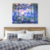 Monetwatergalgen met spiegelende reflecties canvas afdruk (Insitu (Slaapkamer))