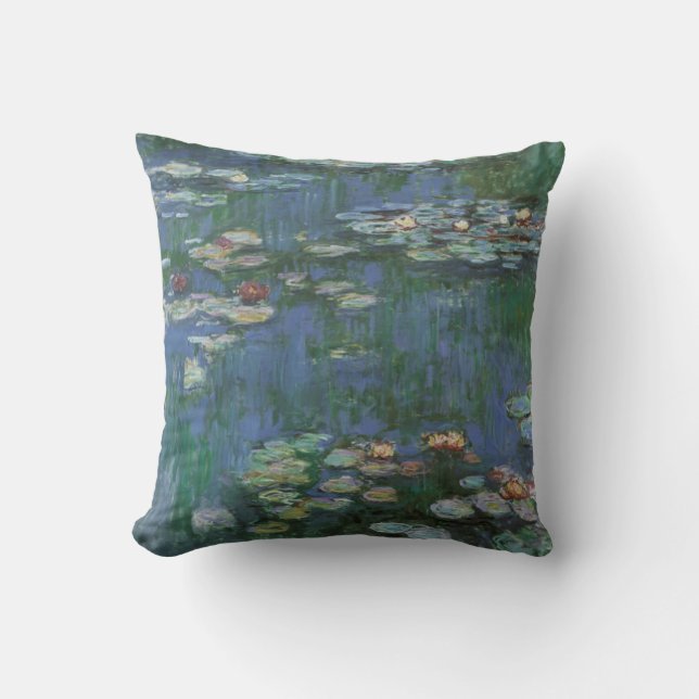 Monetwaterlelies Kussen (Voorkant)
