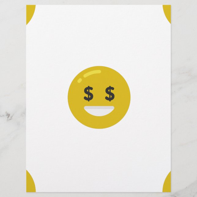 money eye emoji (Voorkant)