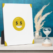 money eye emoji fotoplaat (Zijkant)