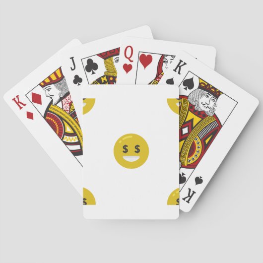 money eye emoji pokerkaarten (Achterkant)