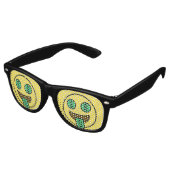 Money Face Emoji Retro Lunettes de soleil (Angulaire)