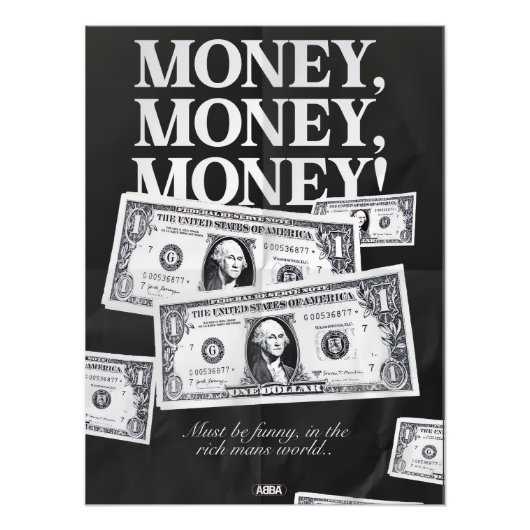 Money Mindset Esthetische Poster (Voorkant)