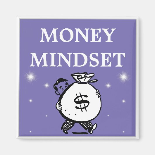 Money Mindset Magnet Magneet (Voorkant)