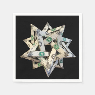 Money Origami Five Intersecting Tetrahedra Servet