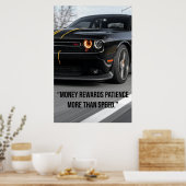 Money Rewards Patience More Than Speed - Poster (Cuisine)