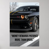 Money Rewards Patience More Than Speed - Poster (Devant)