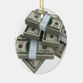 Money Stacks Keramisch Ornament (Rechts)