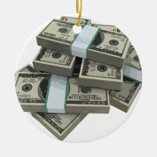 Money Stacks Keramisch Ornament