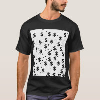 "Money Talks" – T-shirt met vet dollarteken