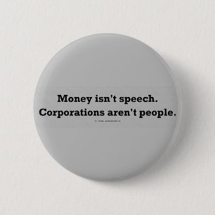 MoneySpeechCorpPerson Ronde Button 5,7 Cm
