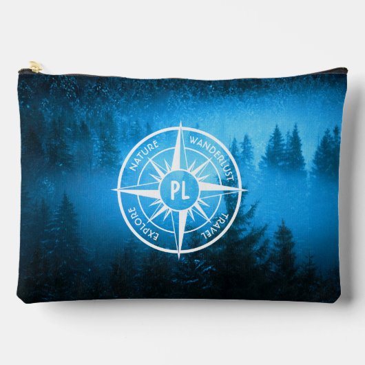 Mongmonogram van het embleem van de Compass-ster i Etui (Voorkant)