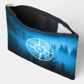 Mongmonogram van het embleem van de Compass-ster i Etui (Open)