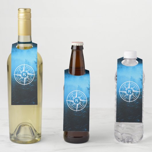 Mongmonogram van het embleem van de Compass-ster i Flessenhanger (In situ)