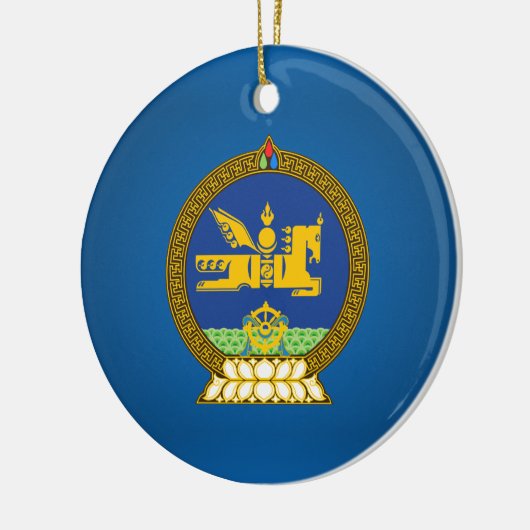 Mongol (Mongoliaans embleem) Keramisch Ornament (Links)