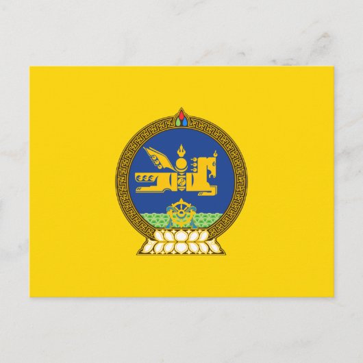 Mongol (Mongoolse) embleem Briefkaart (Voorkant)