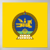 Mongol (Mongoolse) embleem Poster (Voorkant)