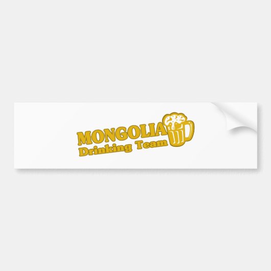 MONGOLIA BUMPERSTICKER (Voorkant)