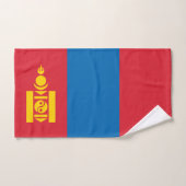 Mongolia Flag Bad Handdoek (Handdoek)