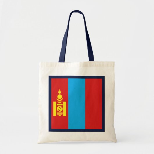 Mongolia Flag Bag Tote Bag (Voorkant)