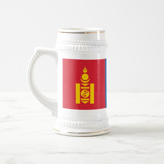Mongolia Flag Bierpul (Links)