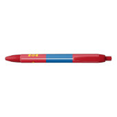 Mongolia Flag Blauwe Inkt Pen (Achterkant)