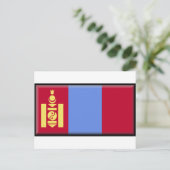 Mongolia Flag Briefkaart (Staand voorkant)