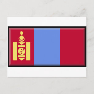 Mongolia Flag Briefkaart