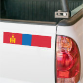 Mongolia Flag Bumpersticker (Op Truck)