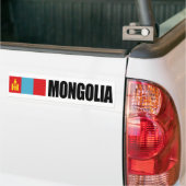 Mongolia Flag Bumpersticker (Op Truck)