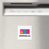 Mongolia Flag Magneet (Insitu (Vaatwasser))