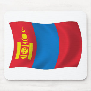 Mongolia Flag Mousepad Muismat