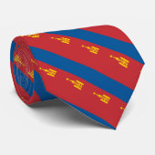 Mongolia Flag Stropdas (Opgerold)