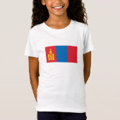 Mongolia Flag T-shirt (Voorkant)