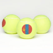 Mongolia Flag Tennisballen (Multi)