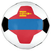 Mongolia Flag Voetbal (Gedraaid)