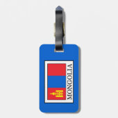 Mongolië Bagagelabel (Achterkant verticaal)