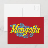 Mongolië Briefkaart (Voorkant / Achterkant)
