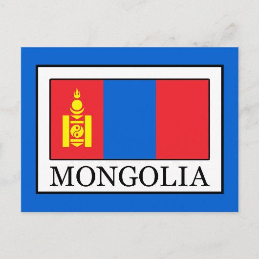 Mongolië Briefkaart (Voorkant)