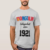 Mongolië Flag Independence Celebration T-shirt (Voorkant)