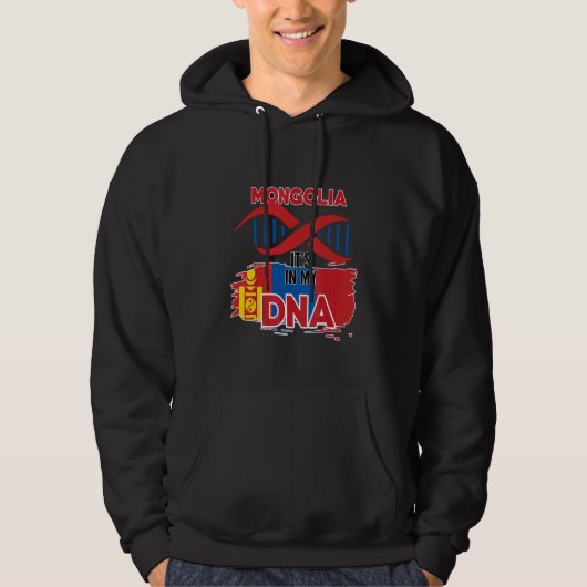 Mongolië in mijn bloed hoodie (Voorkant)
