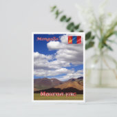 Mongolië - Landschap - Briefkaart (Staand voorkant)