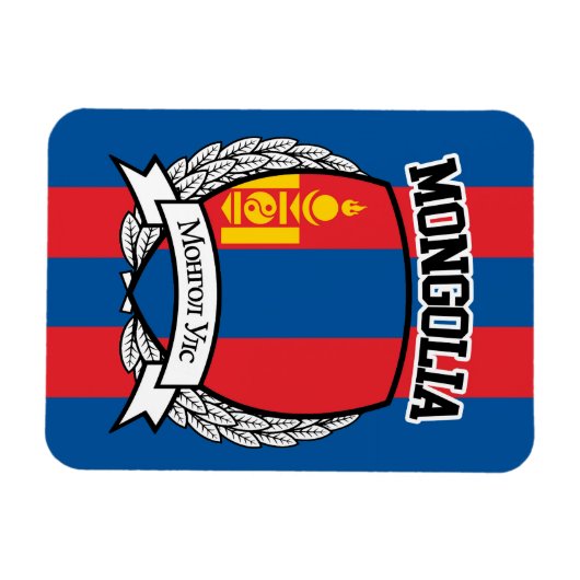Mongolië Magneet (Horizontaal)