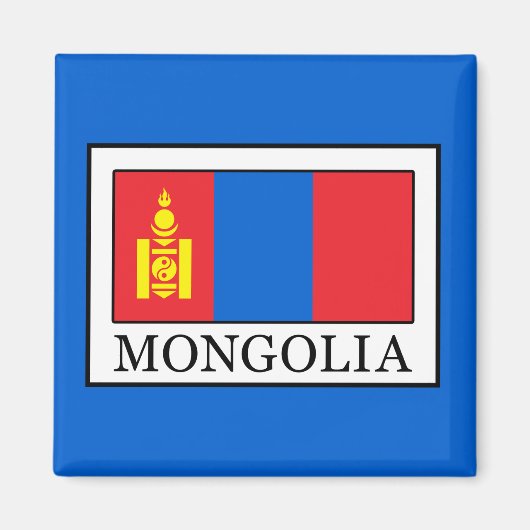 Mongolië Magneet (Voorkant)